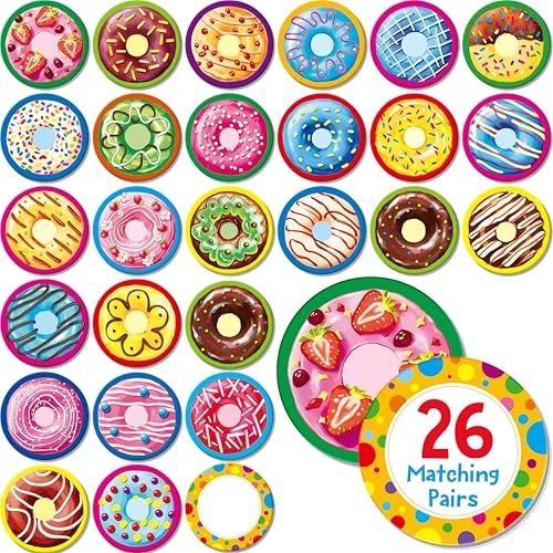 Donut Matching Game - 4-6 Years 52 pieces