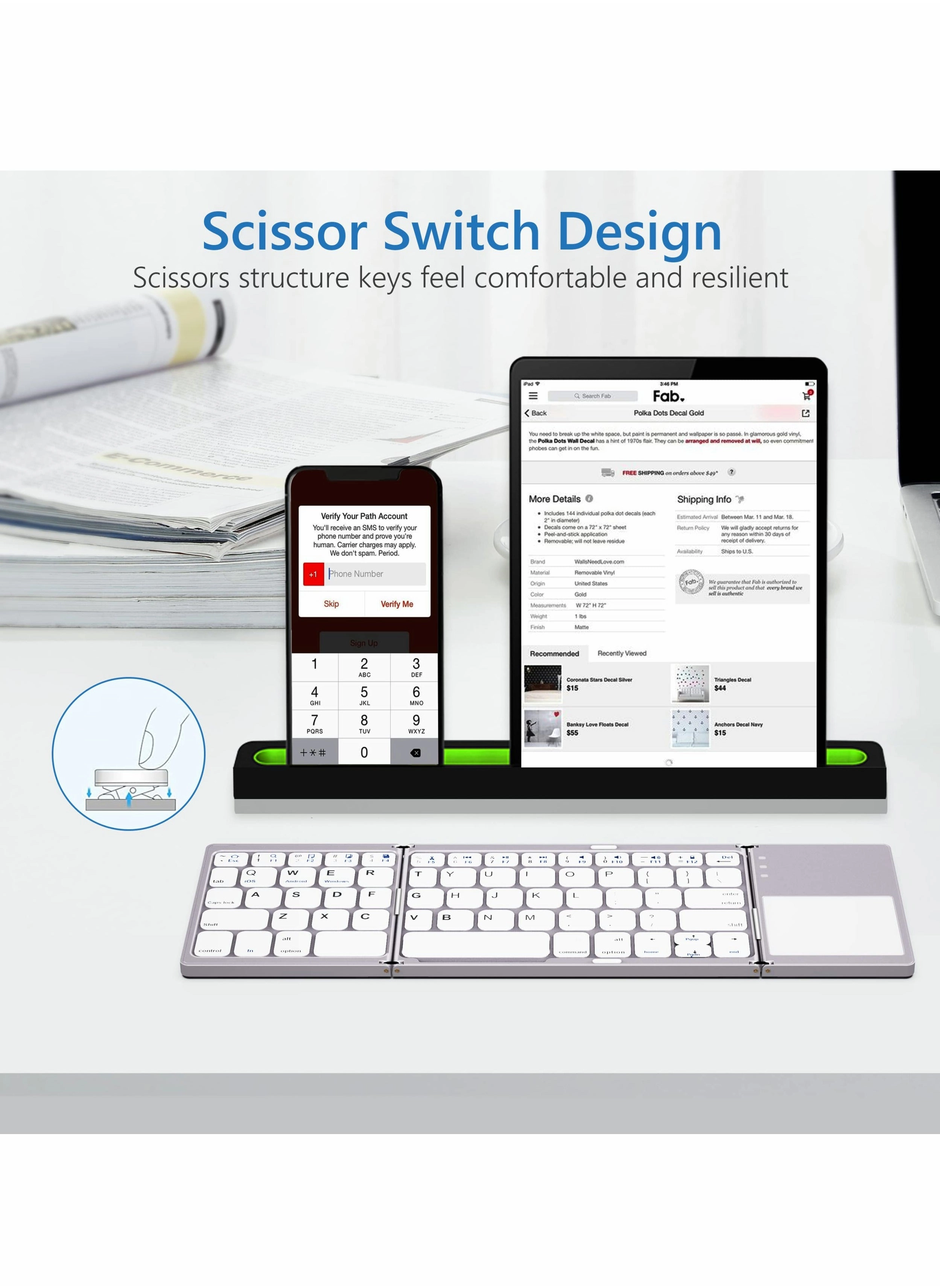 Mini Bluetooth Keyboard - Wireless