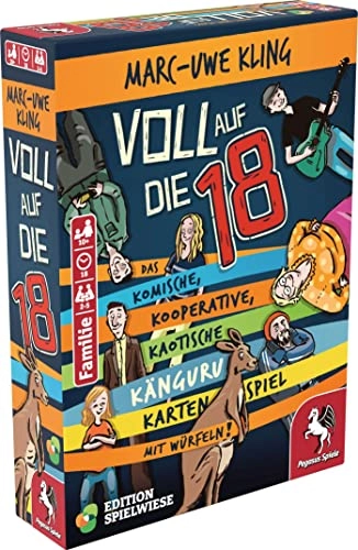Voll auf die 18: Das Känguru-Kartenspiel (Edition Spielwiese)