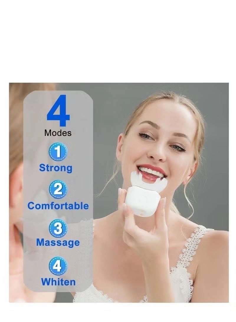 Ultrasonic Toothbrush - 360° Whole Mouth Cleaning IPX7 Waterproof