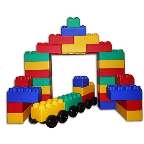 MZA STORES Jumbo Blocks - 60 pcs