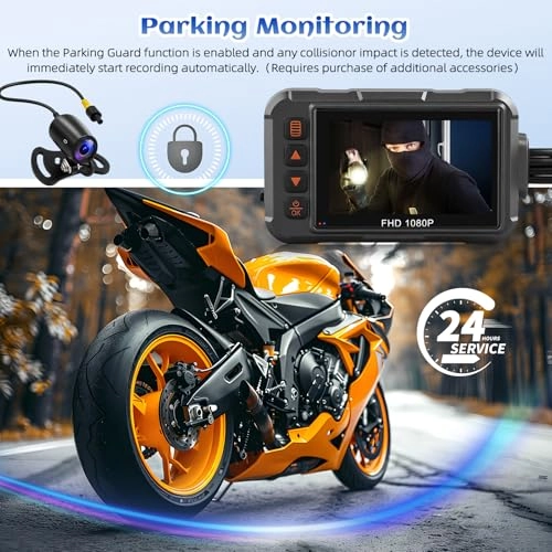 Motorcycle Dash Cam - 1080P