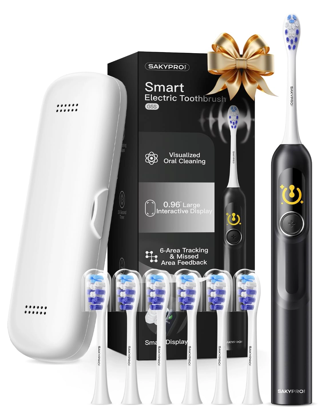 G5S - AI Smart Display 150-Day Battery 6 Brush Heads
