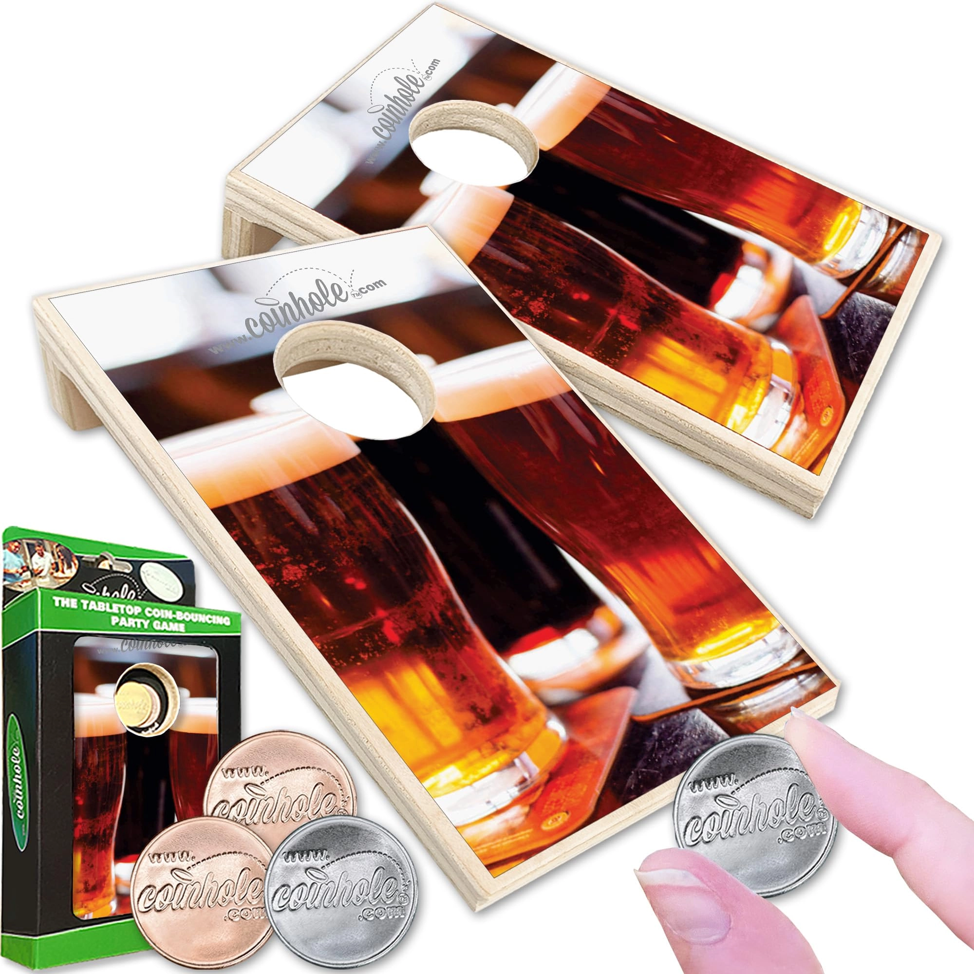 Martin's Woodworking, LLC Game Set Beer Design - 6 piece(s)