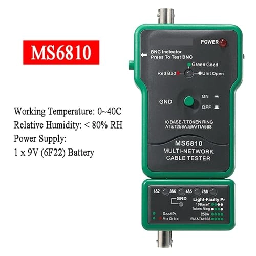 Network Cable Tester - RJ45 RJ11 BNC Length Test