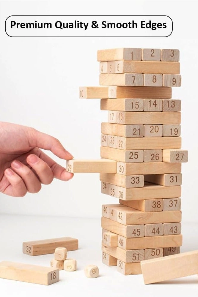 Tumble Tower - Kids and Adults 54 pieces