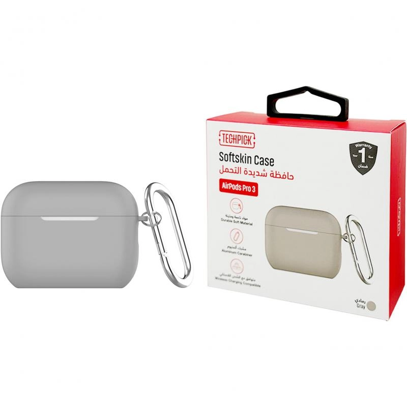 Case for Apple AirPods Pro 3 - Detachable Carabiner