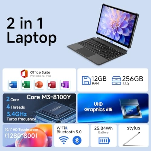 5693 - 10.1'' Core m3-8100Y 12GB DDR3 256GB SSD