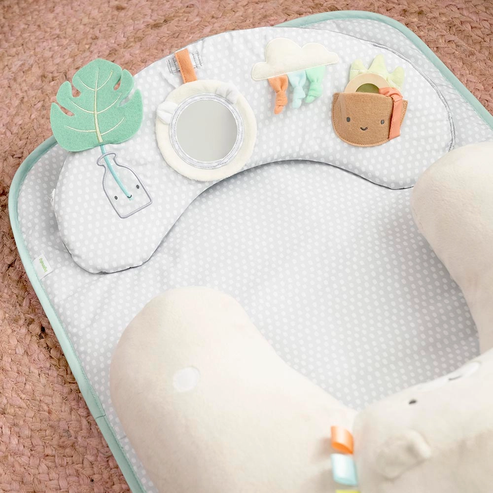 Cozy Prop Sit Up & Activity Mat - Nate the Bear Suitable for 0 month and above