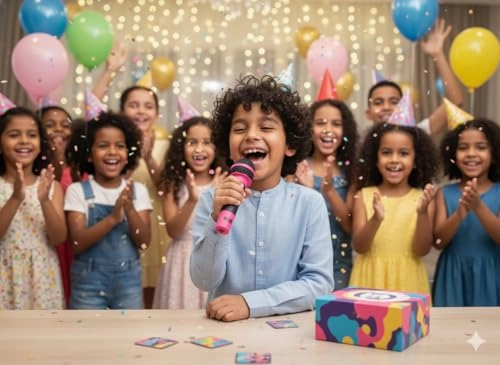 Microphone Snatch Game - English 8 years and up