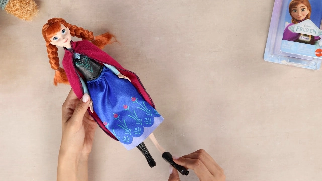 Anna Fashion Doll - Two Braids Travel Outfit Ages 3+