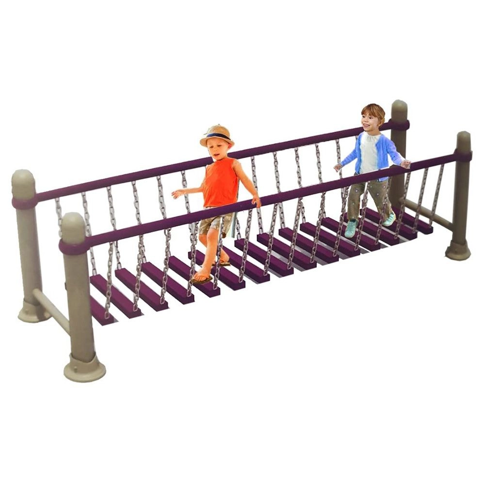 Outdoors Balance Swinging Walking Trail Bars - Blue 3+