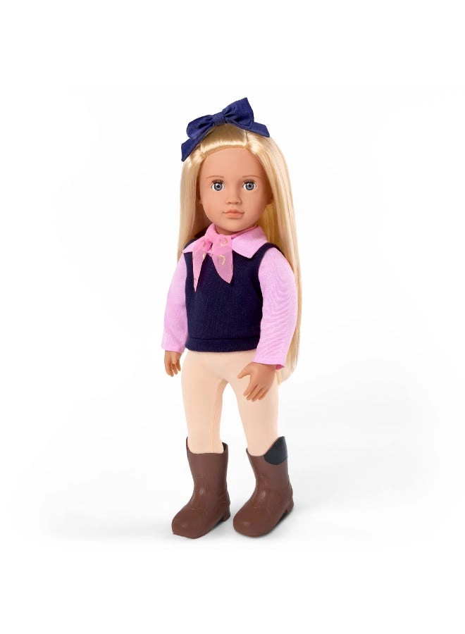 Presley Fashion Doll Playset - 18-inch Light-blonde Hair Ages 3+