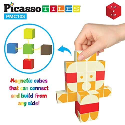 Magnetic Cube - Animals 103pcs