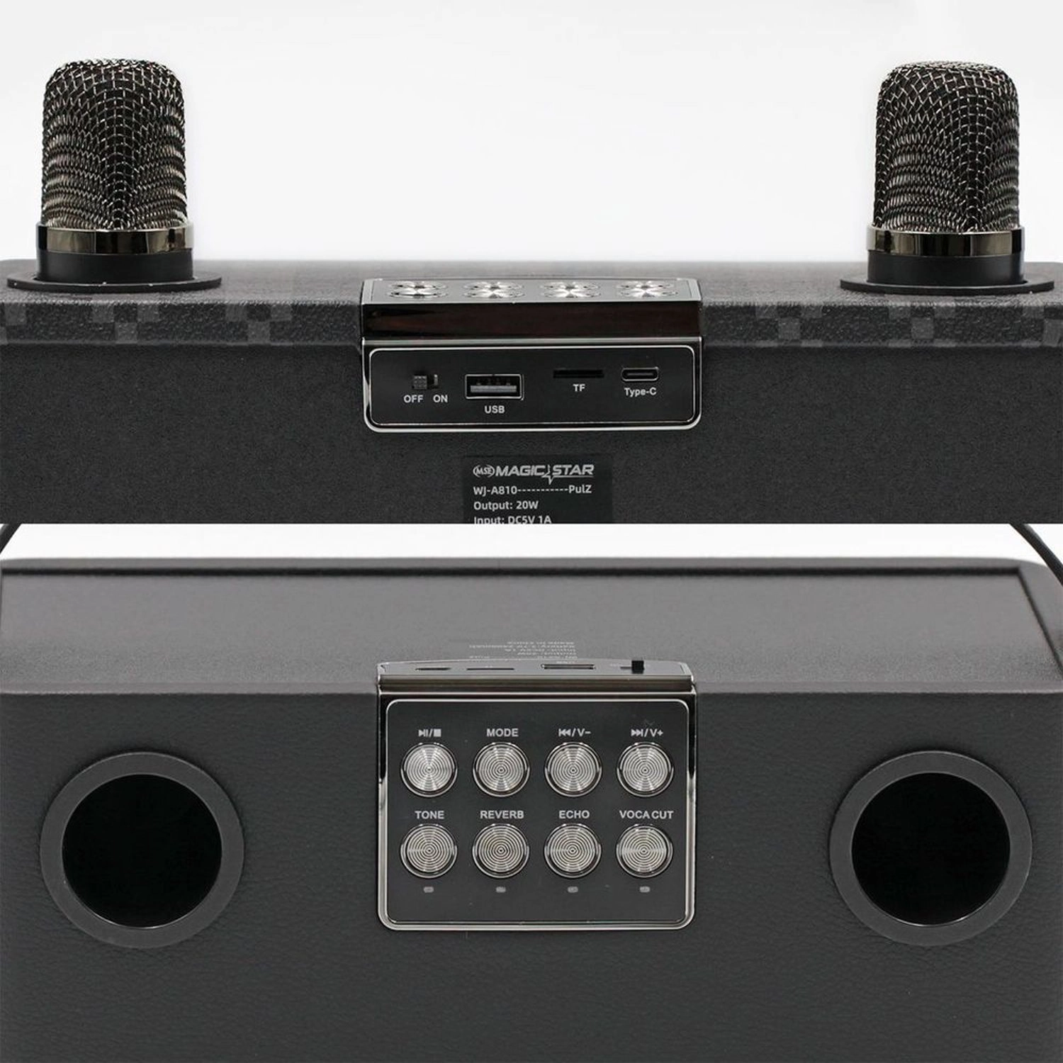 Pulz Mini Karaoke - 2 Microphones