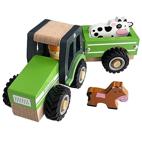 WoodenEdu Farm Tractor - 12 months+
