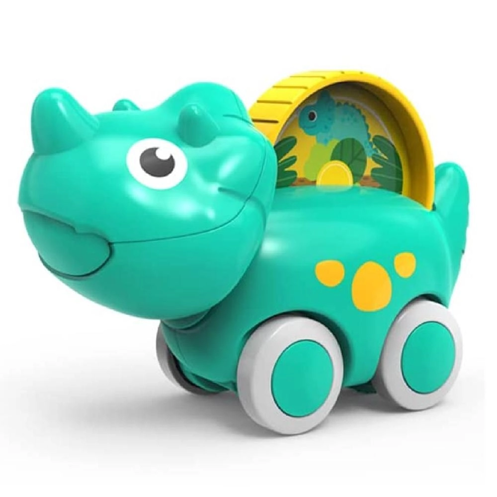 huanger Baby Dinosaur Push And Pull Toy Car - Wheels Suitable for 12 months & above