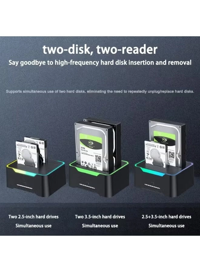 Dual Bay Hard Drive Docking Station