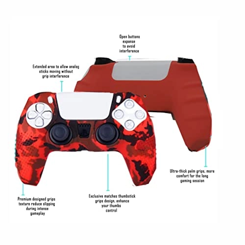 Controller Case + Thumb Grip Caps - PS5