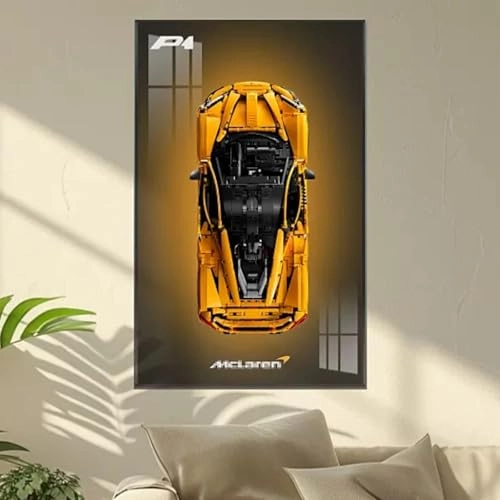 Display Wall Mount - Acrylic for LEGO McLarren P1 Hyperca-r 42172