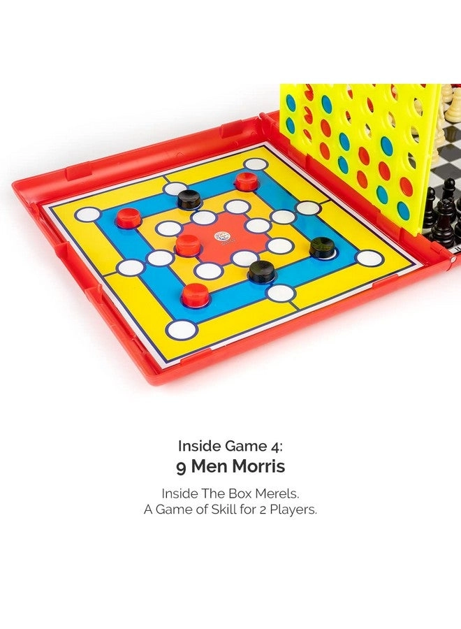 Plot 4 + Chess + 9 Mens Morris + Snakes & Ladders + Ludo