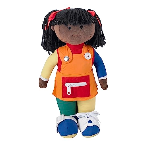 Children's Factory Learn to Dress Doll African American Girl