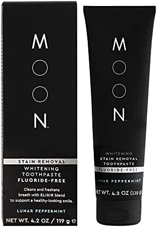 MOON Stain Removal Whitening Peppermint Toothpaste Adults 4.2 Oz