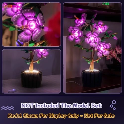 Light kit for LEGO Hibiscus 10372