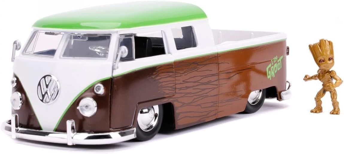 Jada Marvel Groot 1963 Bus Truck - 1:24