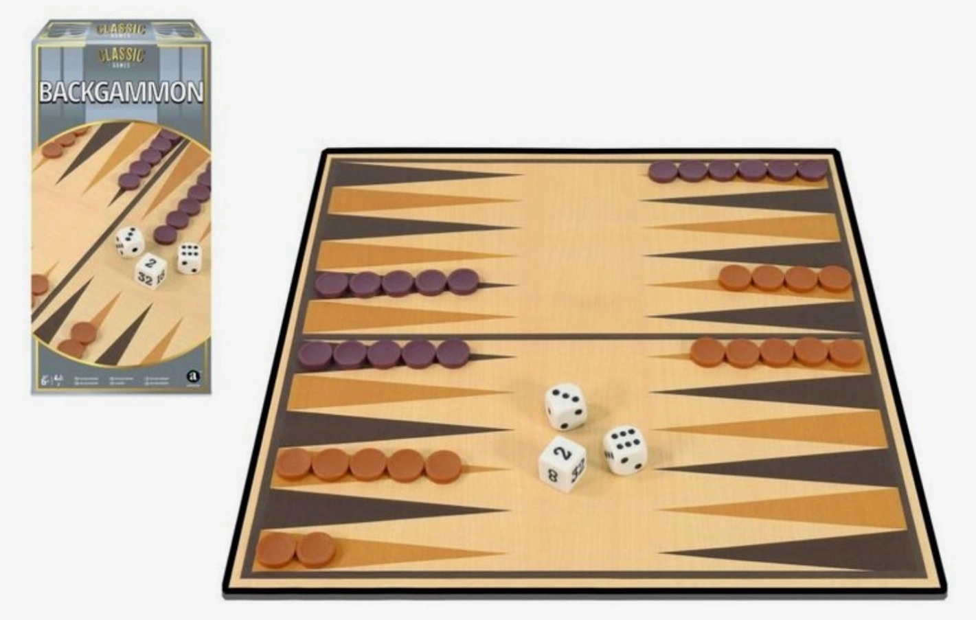 Merchant Ambassador Backgammon basic classic games