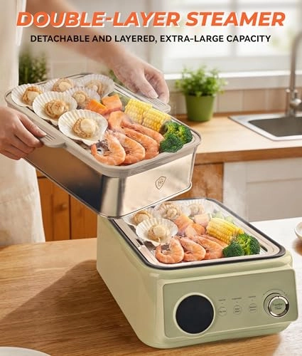 Double-Layer steamer - 10.6 Quarts