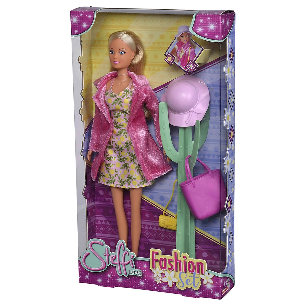 Steffi Love Fashion Doll - pink dress Clothes Stand Ages 3+