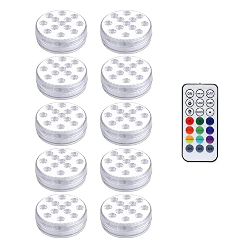 Underwater Submersible LED Lights - 13 LEDs IP68 USB Rechargeable