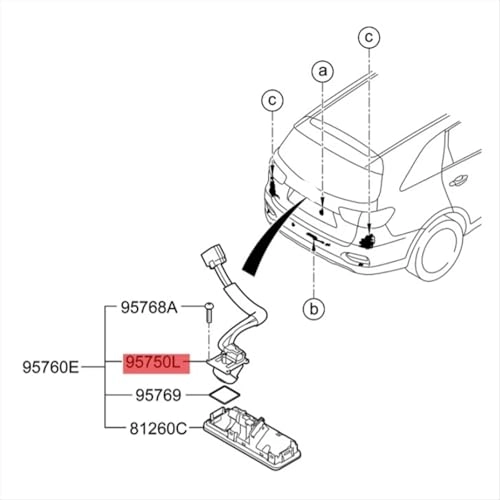 95766C5500 - Compatible With Kia For Sorento 2015 2016 2017 2018 Waterproof