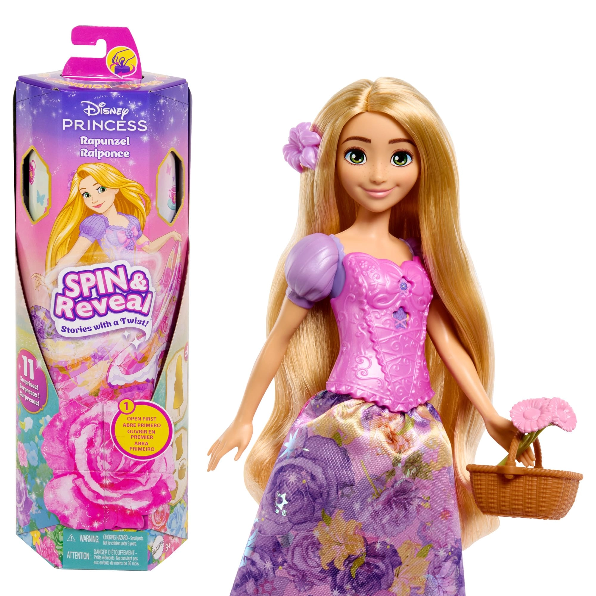 Mattel Rapunzel Fashion Doll - Spin & Reveal multicolour