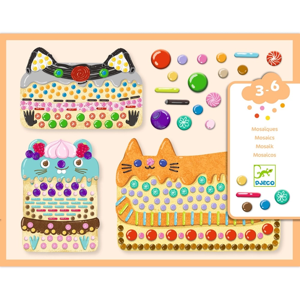 Mosaic Cakes And Sweets - 3 pieces