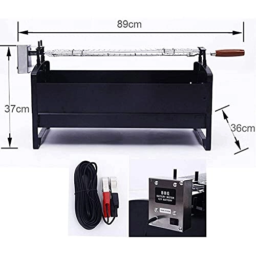 Portable Folding Stainless Steel Electric Grill - Charcoal Electric