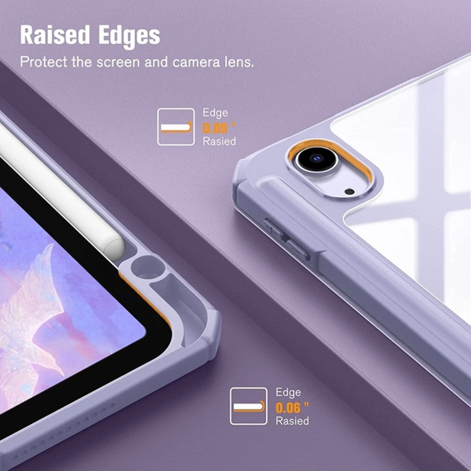 Magnetic Case with Screen Protector for iPad 10.9-inch