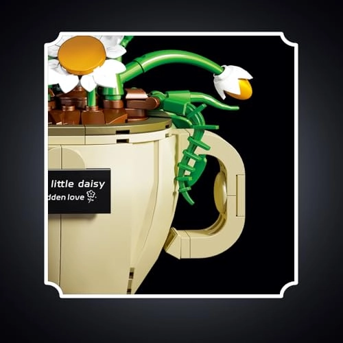 39095 Coffee Cup Daisies - 496 pcs