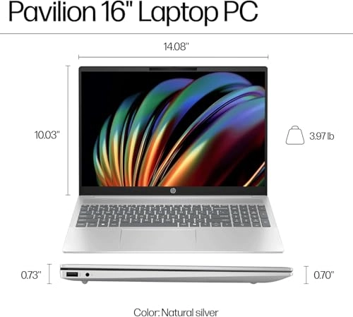 Pavilion Laptop 16 - 16'' Core Ultra 5-120U 16GB DDR5 2TB NVMe SSD