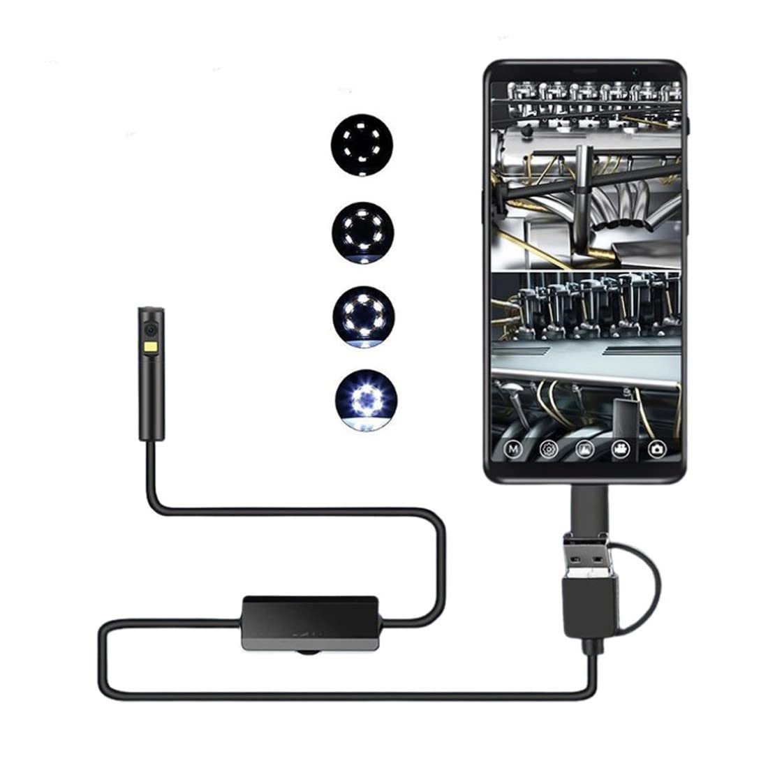 NUNETH Industrial Endoscope - 4.9mm 5m