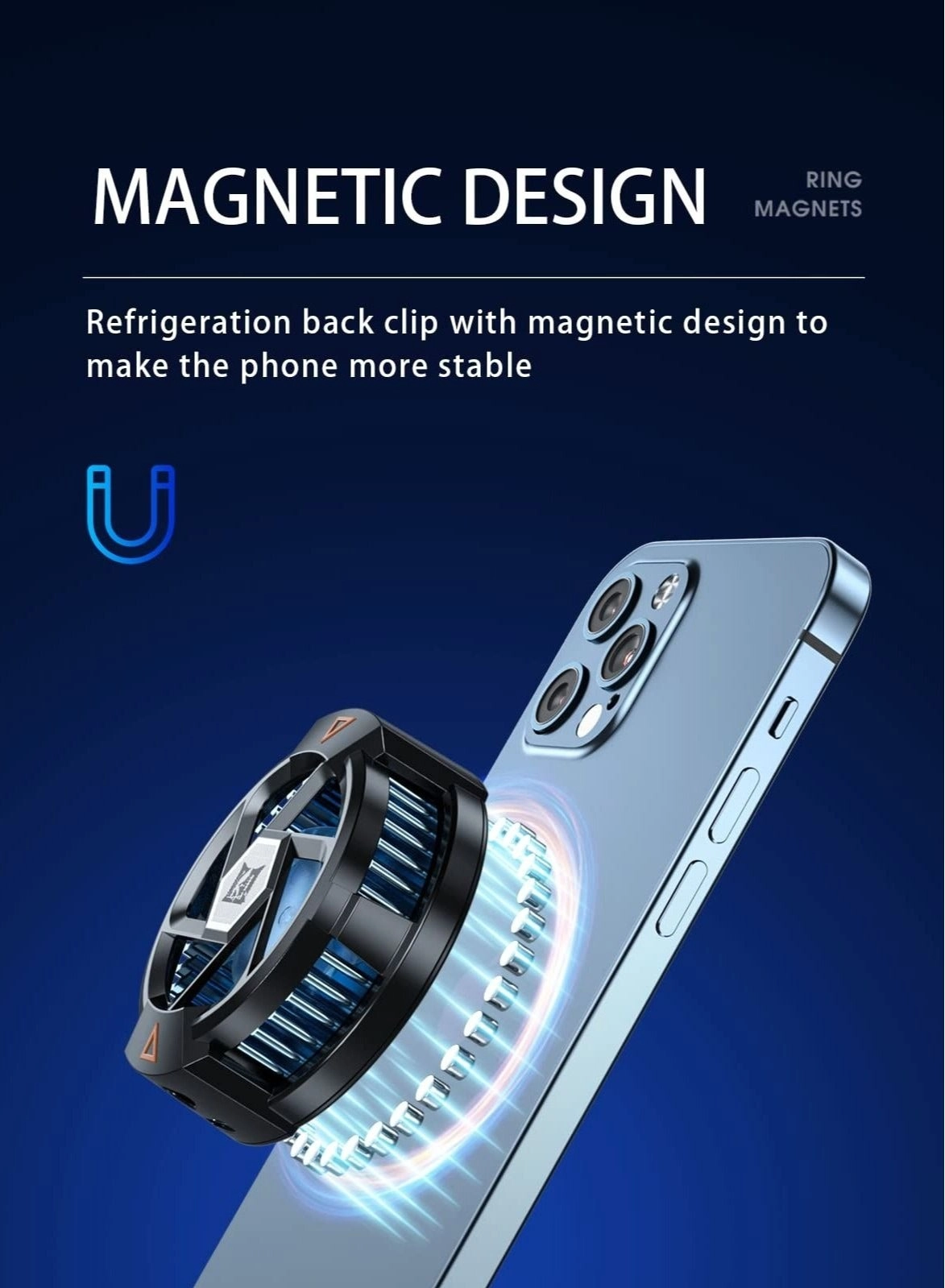 Phone Cooler - Semiconductor Portable Noiseless Magsafe Compatible