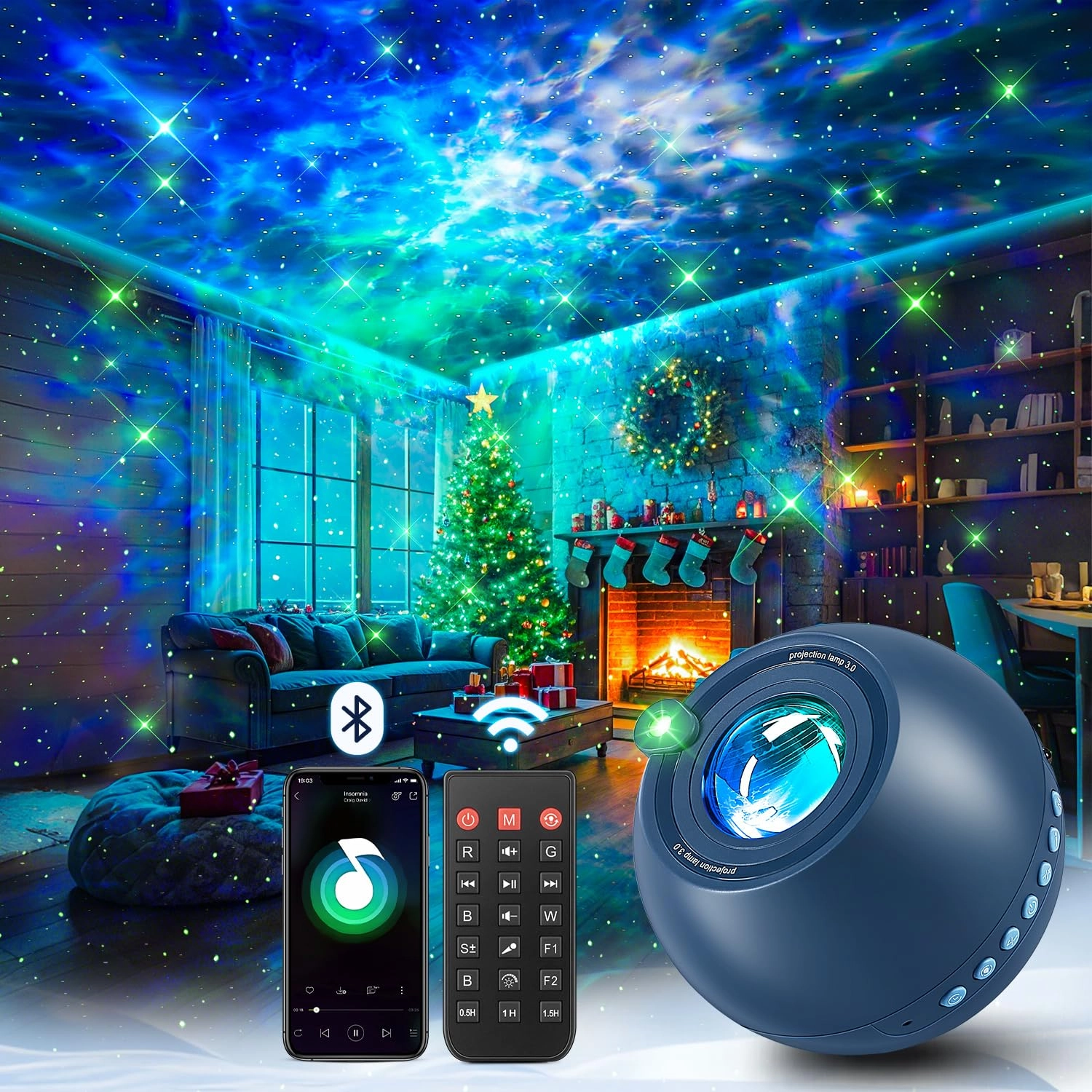 Galaxy Projector - 4 IN 1 Pink