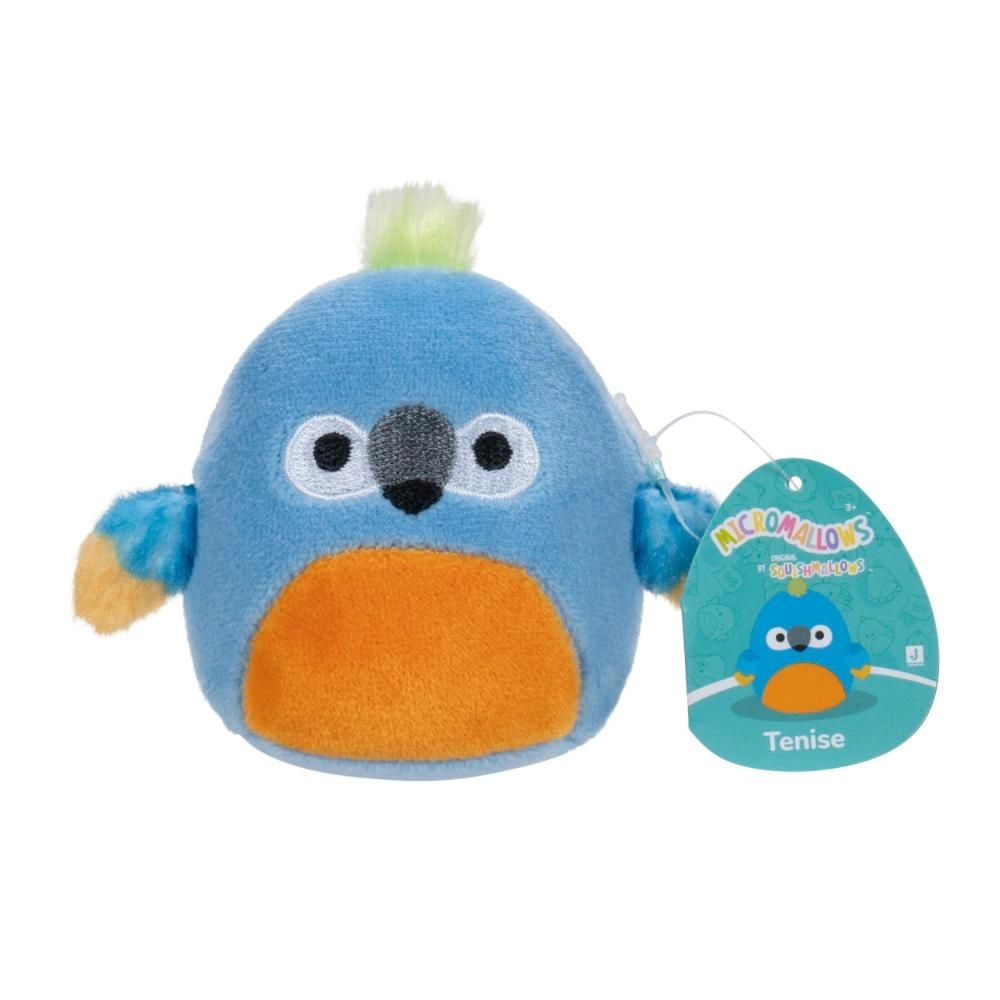 Micromallows Brina Bigfoot + Micromallows Chanel Cinnamon Roll + Micromallows Lucia Lemur + Micromallows Tenise Parrot