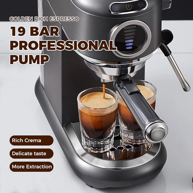 Espresso Coffee Machine & Milk ST-695