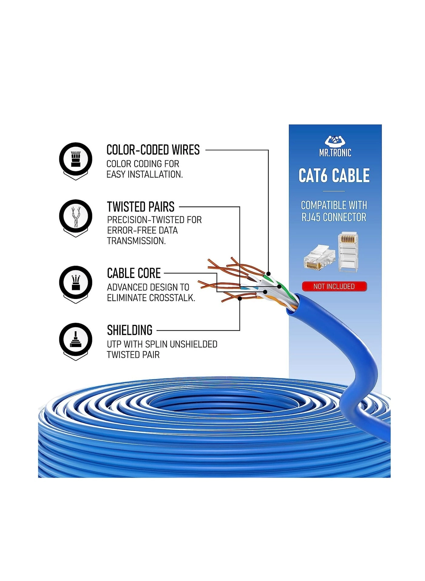 Cat 6 Ethernet Cable - 305 Meter 1000FT