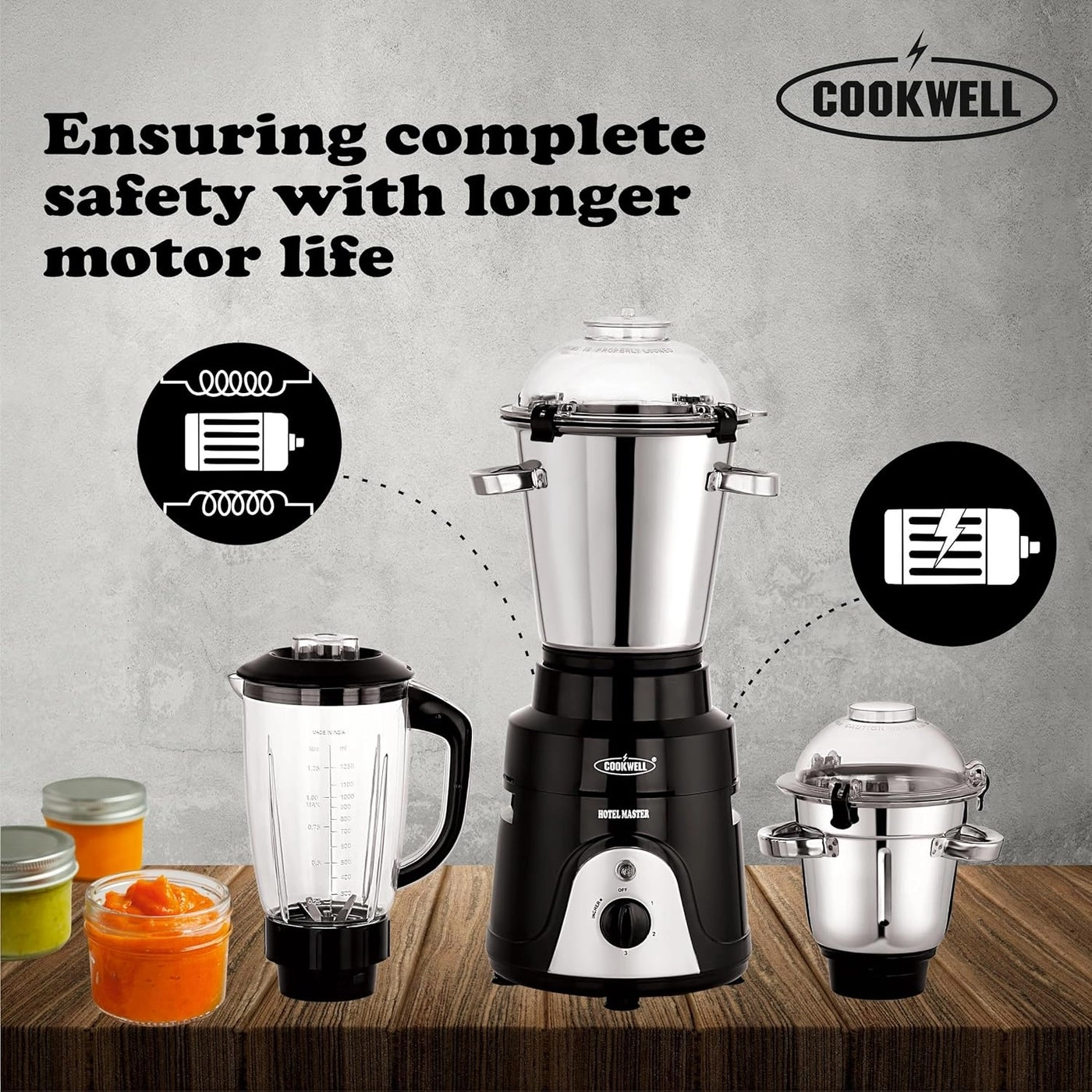 Commercial Mixer Grinder - 1500 Watt