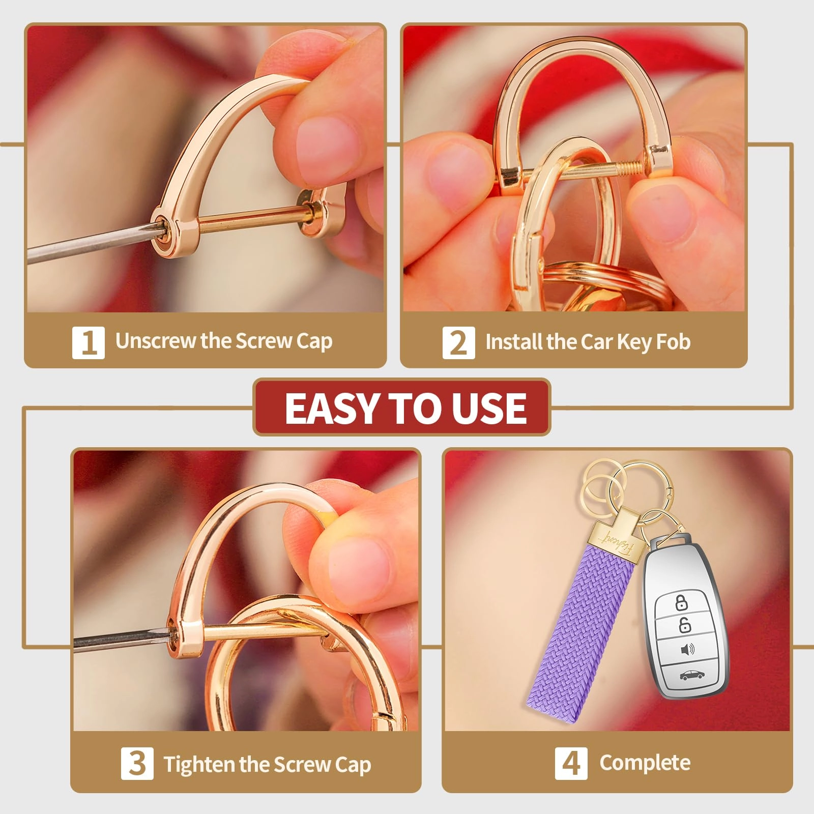 Stretchy Car Keychain - Fun
