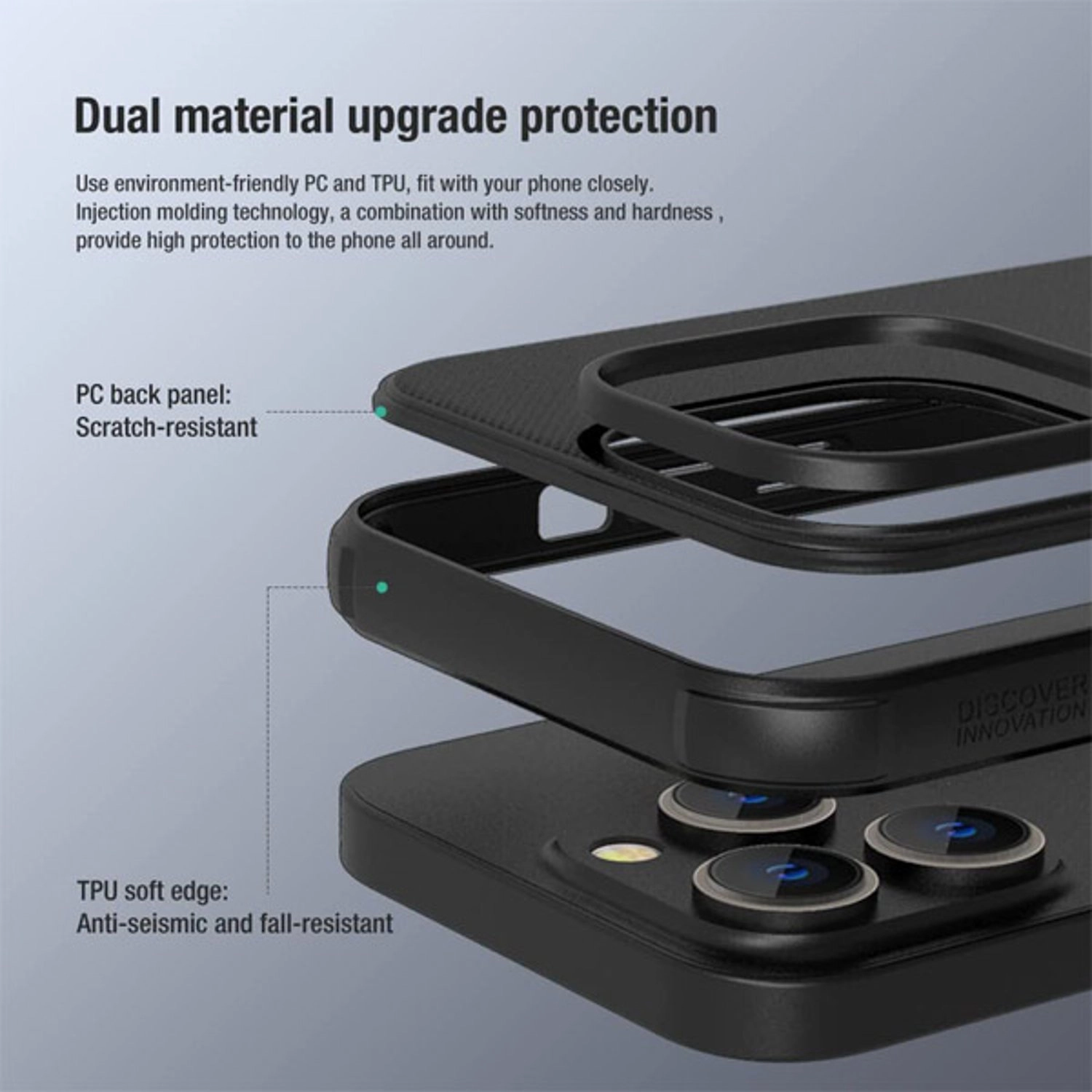 Frosted Shield Pro Case for iPhone 14 Pro