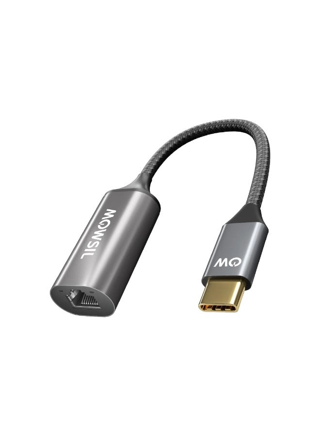 MOWSIL USB-C to Ethernet Adapter